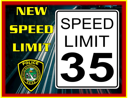 wiltonmanorspd's tweet photo. 🔶NEW SPEED LIMIT ON POWERLINE ROAD: 3️⃣5️⃣ MPH🔶
@MyFDOT_SEFL has lowered the posted speed limit on NW 9 Ave/Powerline Rd from 40 mph to 35 mph in @WiltonManorsCty. Please slow down &amp; drive safely. #TeamWMPD will be educating &amp; enforcing this newly posted speed limit. https://t.co/WR7K1FAEd0