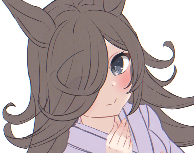 本当は新春ライスちゃん元日に上げたかったんです…がさすがに間に合わないのでラフで失礼します明日にはお届けしたい 