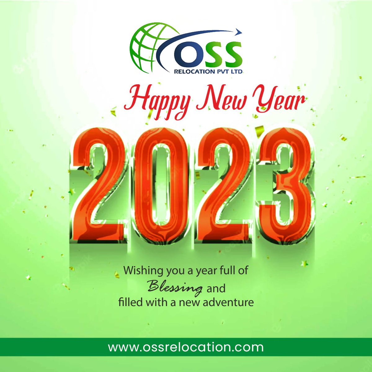 We hope this year turns out to be the best year of your life and your family too.
OSS Relocation wishes you a Happy new year 2023!

For more details contact us:- +91 7411868159
or visit ossrelocation.com

#moverandpackers  #transportation #ossrelocation #happynewyear