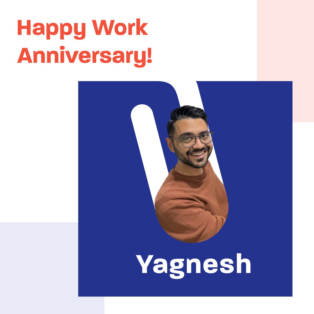 DesignPaperclip's tweet photo. 5 years ago, Yagnesh did arguably the most brilliant thing he’s ever done: founding Paperclip. 
From all of us here at Paperclip - happy work anniversary, YA - and thank you so much for your constant mentorship and guidance. Here’s to growing and learning together! https://t.co/jAef31R2q2