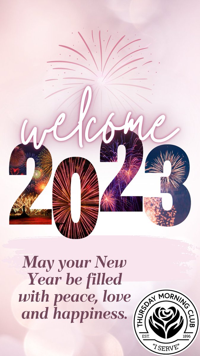 TMCMCH25's tweet photo. TMC wishes our members, staff, the residents of Madison NJ and our surrounding communities a happy and healthy 2023. 

https://t.co/7K3SGmCT8u

#TMC #2023 https://t.co/lotCkbdHGZ