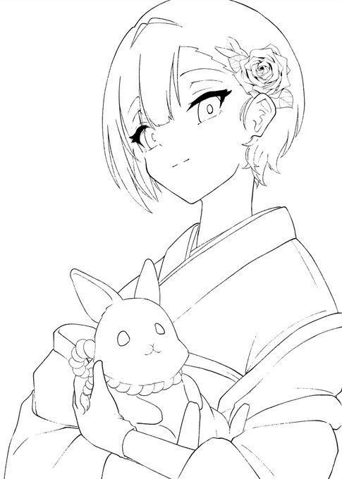 wip晴れ着千夜ちゃん 