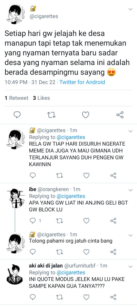 mairkives's tweet photo. #yoshiden lokal short au 

cuma sepenggal kisah yoshida yang galak di luar lembek di dalam. tapi sejatinya dia memang cuma mas mas softie yang gabisa galakin pacarnya aja kok.

cw // harsh words, ooc. https://t.co/jRyFyeWIOm