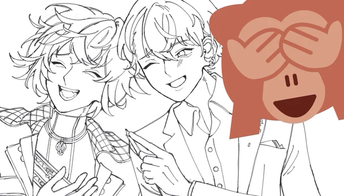 2022 recap of things-I-haven't-finished-yet or discontinued idk  (3rd one def dilanjutin karena bakal jadi artprint/pc buat comifuro heHE (Also pls excuse huge ass emojis I put bc I'm lazy to watermark 