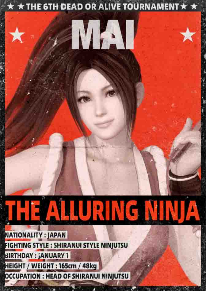  Happy birthday to the alluring fire kunoichi Mai shiranui. Legendary and iconic 