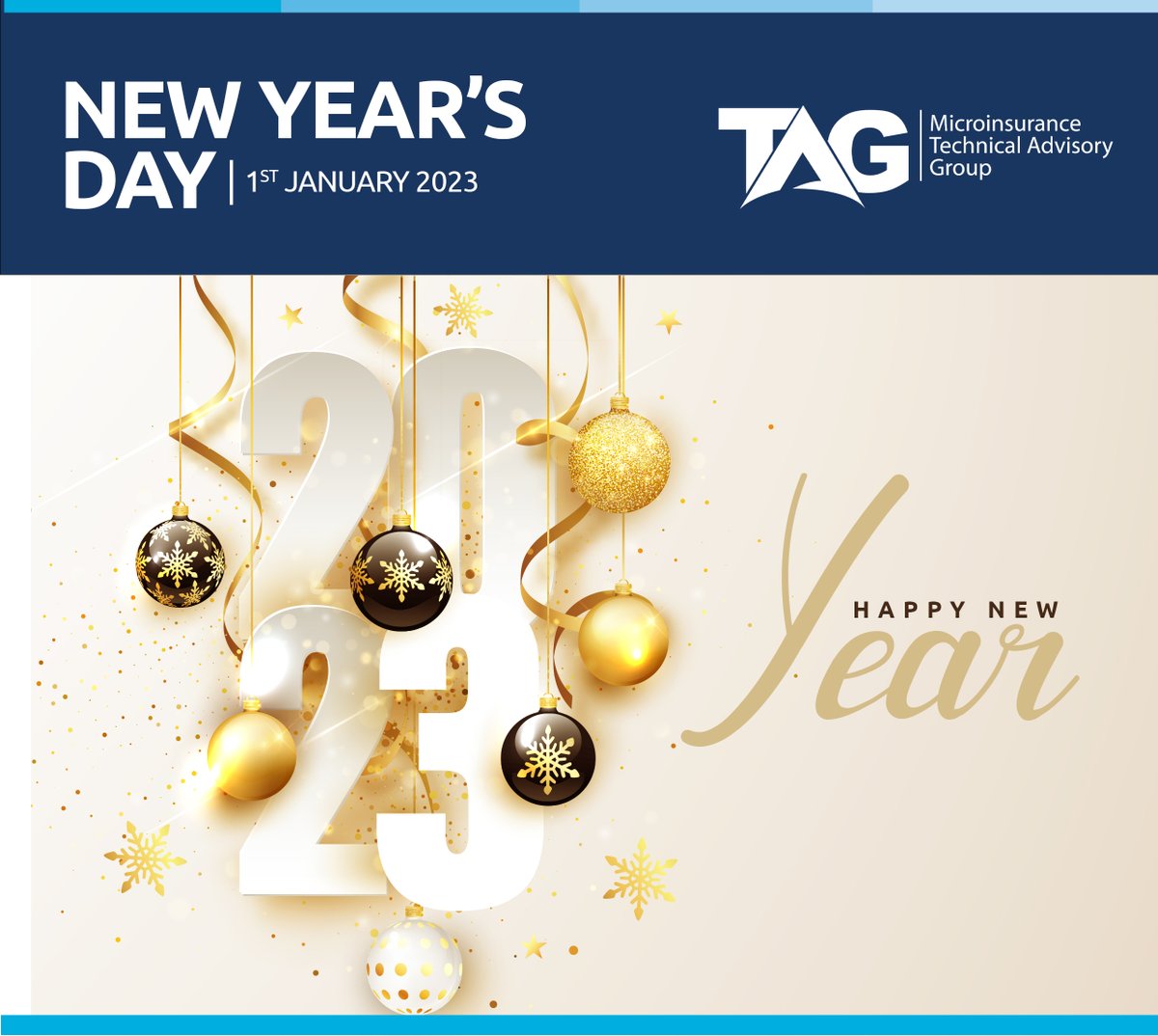 MTAGZambia's tweet photo. Welcome to 2023!
The Board and Management at the TAG Association wish you a productive and successful 2023.
#newyear #newyear2023 #ChampioningInclusiveInsurance https://t.co/3lVXqIK0b4