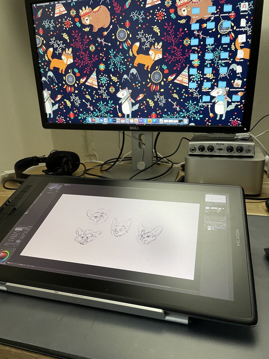 Best New Years Eve ever - spent 4 hours playing around with my new Huion Kamvas PRO 16 2.5K. 
Sorry wacom, but this is a goodbye.

#horse #illustration #cartoon #huion #kamvas16pro