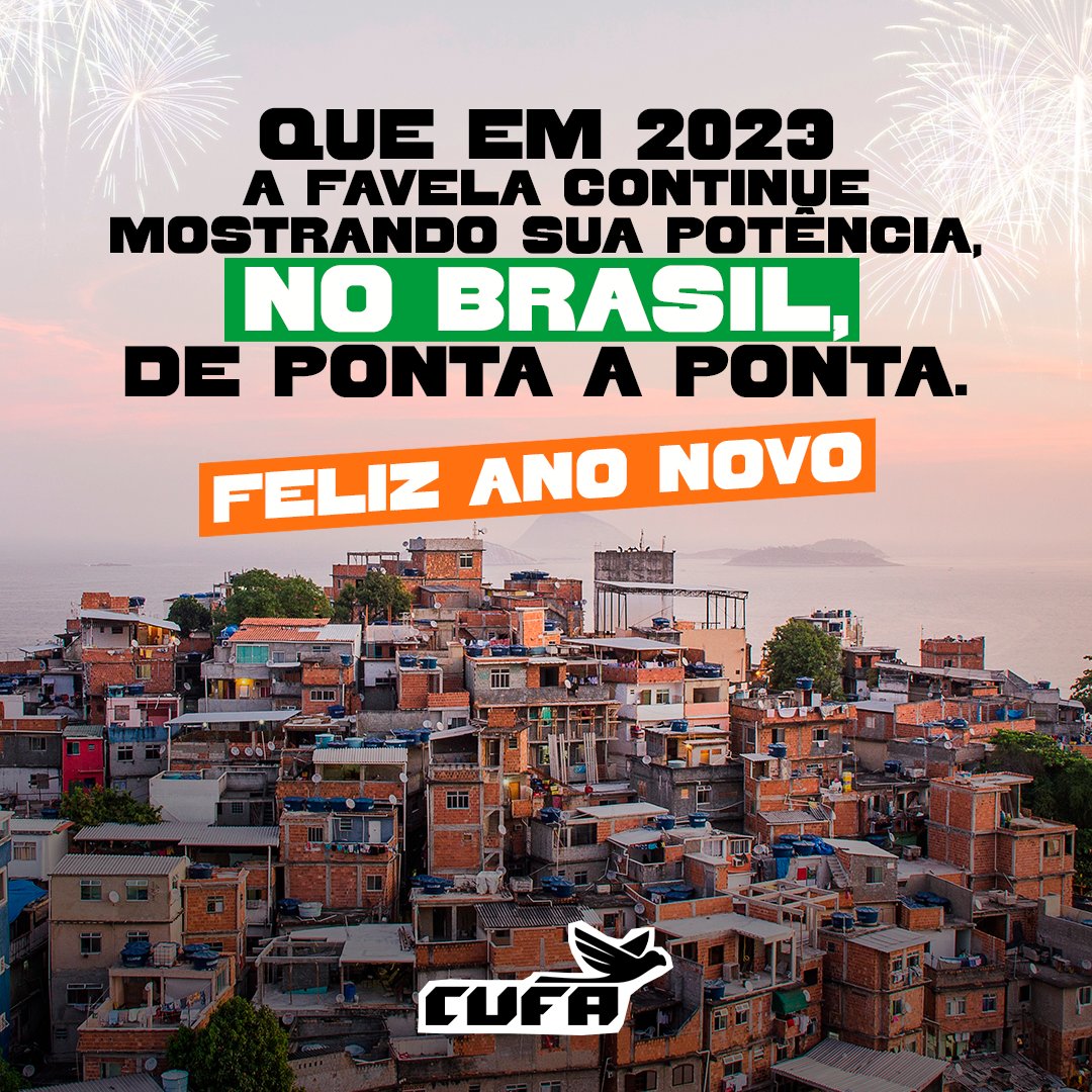 cufa_ceara's tweet photo. Queremos agradecer a todos os nossos parceiros, voluntários e amigos por tornarem possível a força da CUFA em todos os projetos e empresas que representa pelo Brasil.

Que 2023 a favela continue mostrando sua potência!

Feliz ano novo 🎉 🙌🏾 https://t.co/8JpfmJFr9u