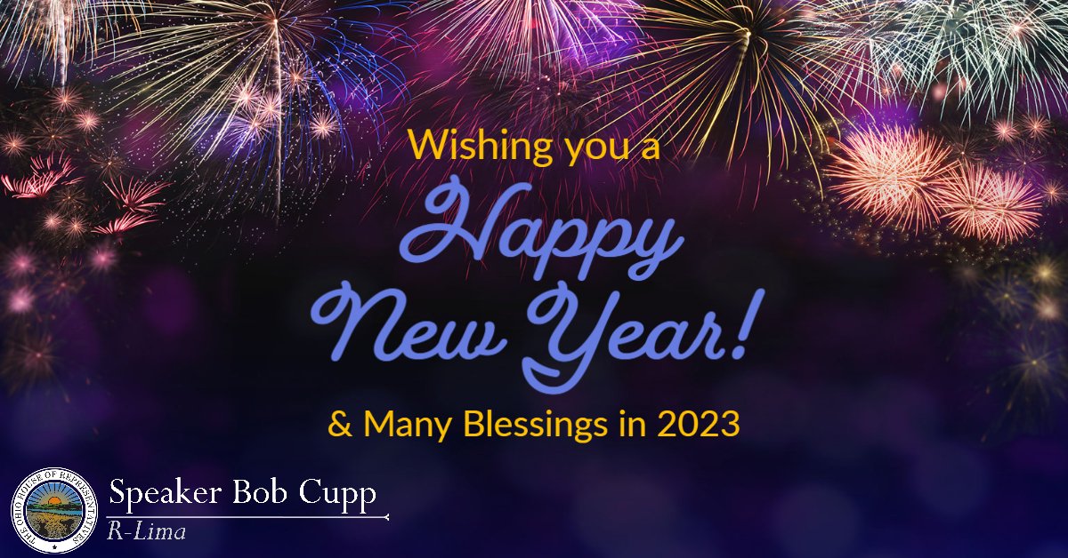 From my family to yours, we wish all Ohioans a Happy New Year in 2023!