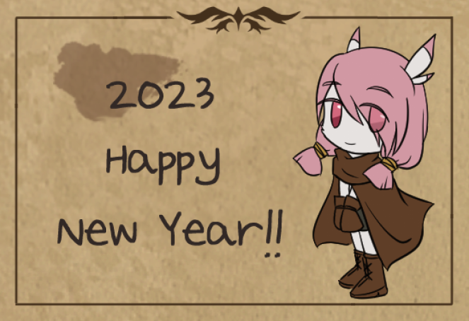 MonadsSrpg's tweet photo. 안녕하세요! 팀 모나드입니다.
2023년 검은토끼의 해를 맞아 인사드립니다.

지난 2022년은 연초 <모나드의 겨울 II> 를 출시한 이후  많은 분들을 만나뵈었던 한해였습니다.

현재는 차기작 관련 작업을 이어가는 중이며, 올해에는 여러분께도 선보일 수 있기를 바랍니다.

감사합니다! https://t.co/aaqgkFOHIa