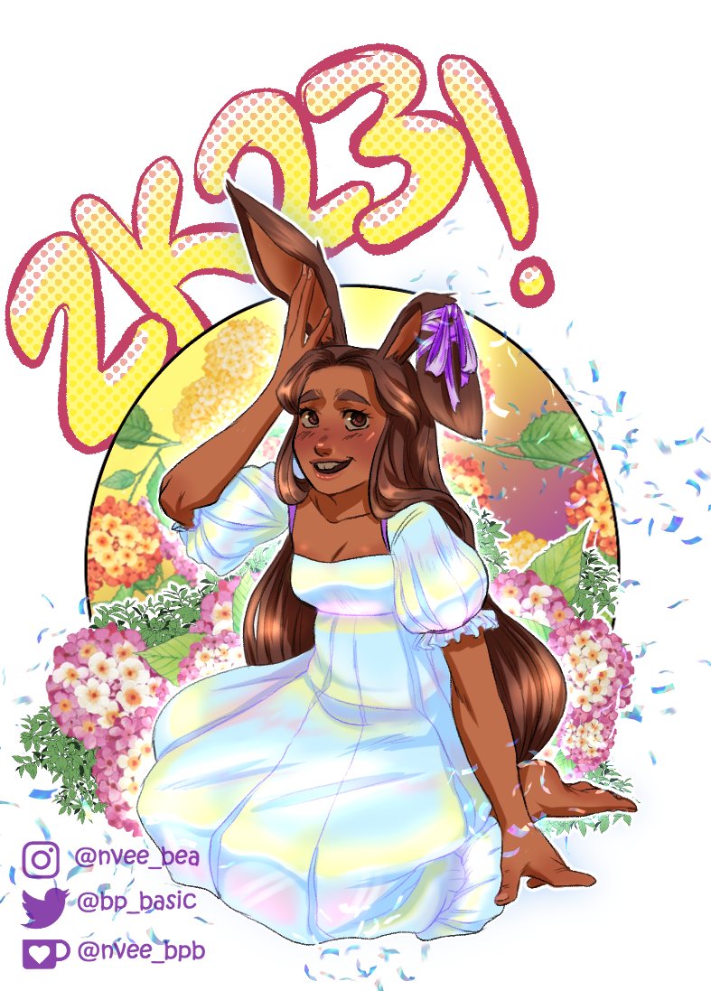 Bp_basic's tweet photo. Since its the year of the rabbit, it only felt right to draw our very own Ava Ire! @avasdemon #avaire https://t.co/KSzntWa1OU