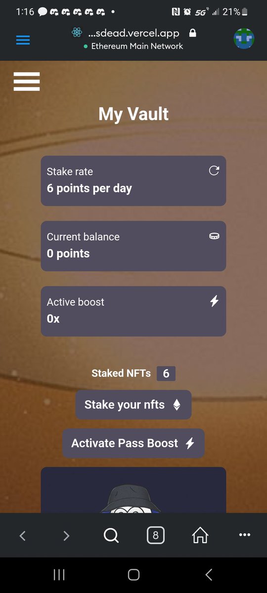 Devious_DeadNFT's tweet image. STAKING IS LIVE !!!!!!!!!

thedeviousdead.vercel.app

ITS HERE BUT BE SURE TO USE OFFICIAL LINKS AND KNOW ITS A READ ONLY CONNECTION AND SOFT STAKING SO BE SURE WHAT YOUR SIGNING IS CORRECT AMD STAY SAFE. ANY AND ALL ISSUES WILL BE HANDLED INSIDE THE DISCORD FOR SAFETY PURPOSES