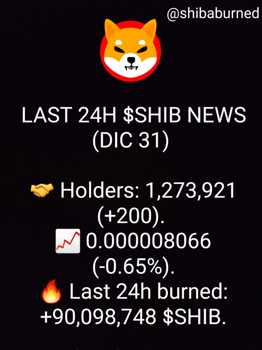 $SHIB NEWS DECEMBER 31

#SHIB #shiba #shibainu #SHIBARMY