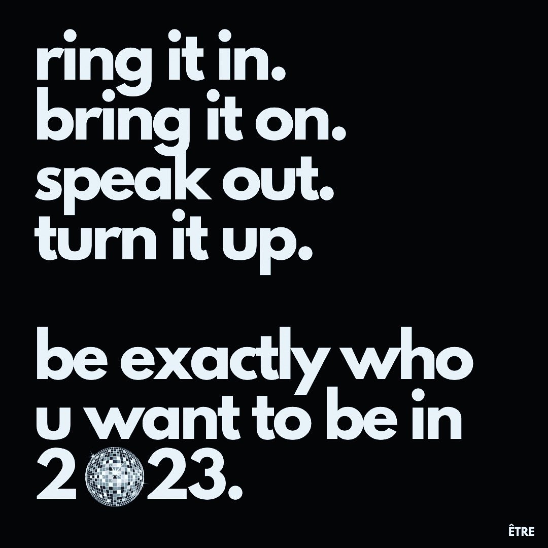Be who u want to be in 2🪩23…with us! New year, new squad. Same amazing you. 🧡 etregirls.com