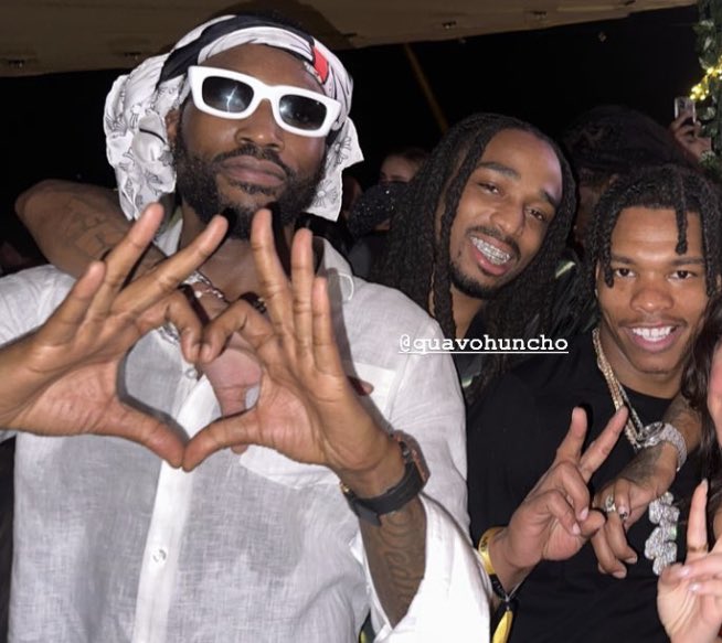 HotFreestyle's tweet photo. Meek, Quavo &amp; Lil Baby last night https://t.co/3ouGJKpgJA