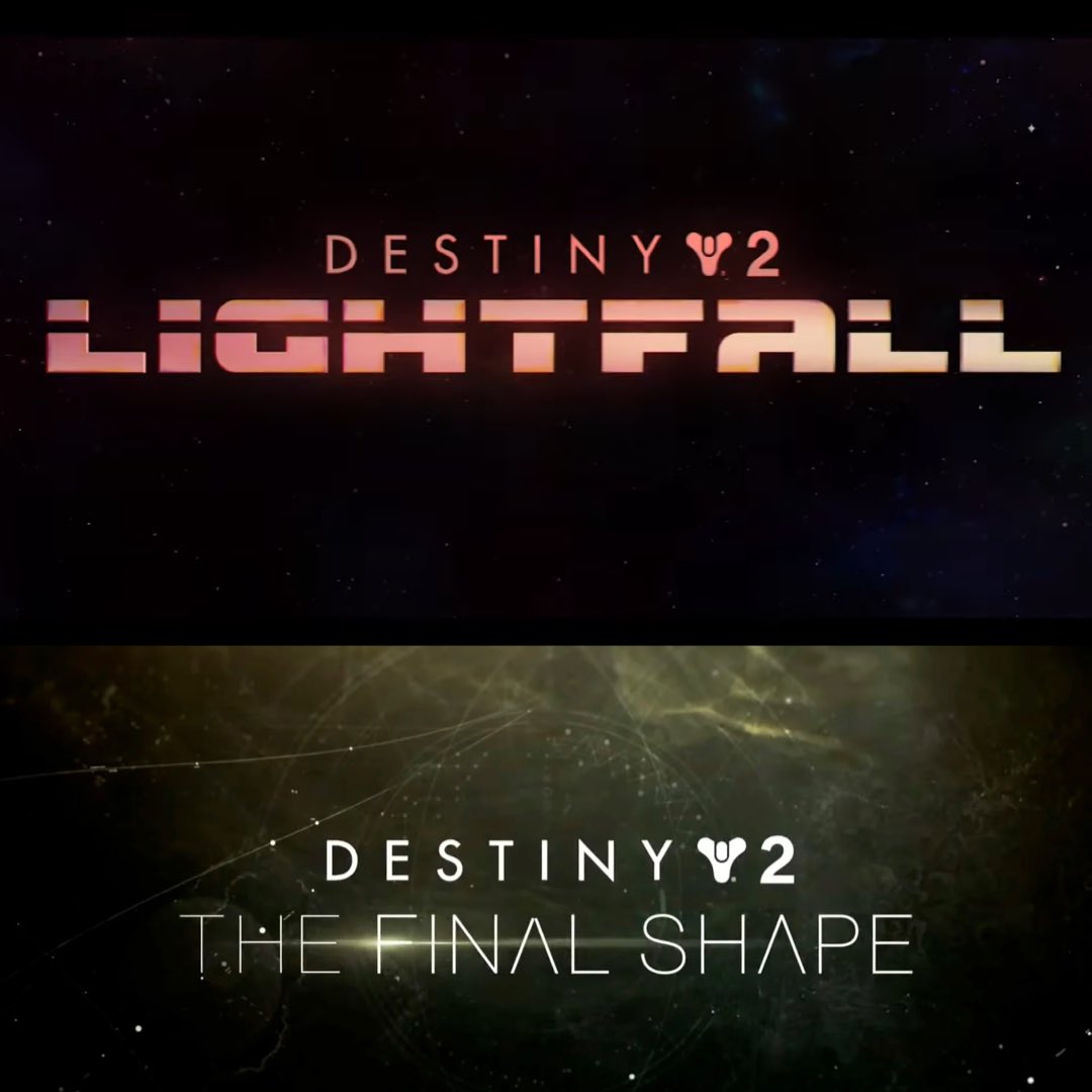 🔺 2023 the year of Destiny 2: Lightfall launch &amp; The Final Shape reveal 

We are in the endgame now.