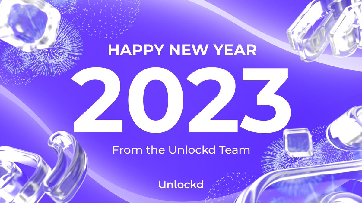Unlockd_Finance's tweet photo. 2023 marks the beginning of an incredible era for Unlockd and the entire NFTfi ecosystem.

🎉 Happy New Year! https://t.co/mpdHZRXpOl