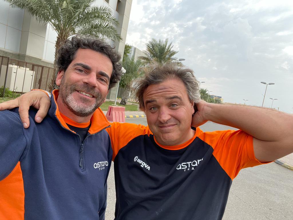 AstaraMobility's tweet photo. ⚠️ Dear family, we would like to share that @OFuertes_Piloto and Diego Vallejo are safe and okay, back at Sea Camp ⚠️ We’ll keep you posted! Go #AstaraTeam ⚡️💪🏻 @dakar https://t.co/5kgrpCYqQt