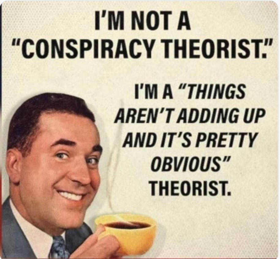 rxjimburke's tweet photo. Conspiracy theories call me https://t.co/F8FGpnVMbd
