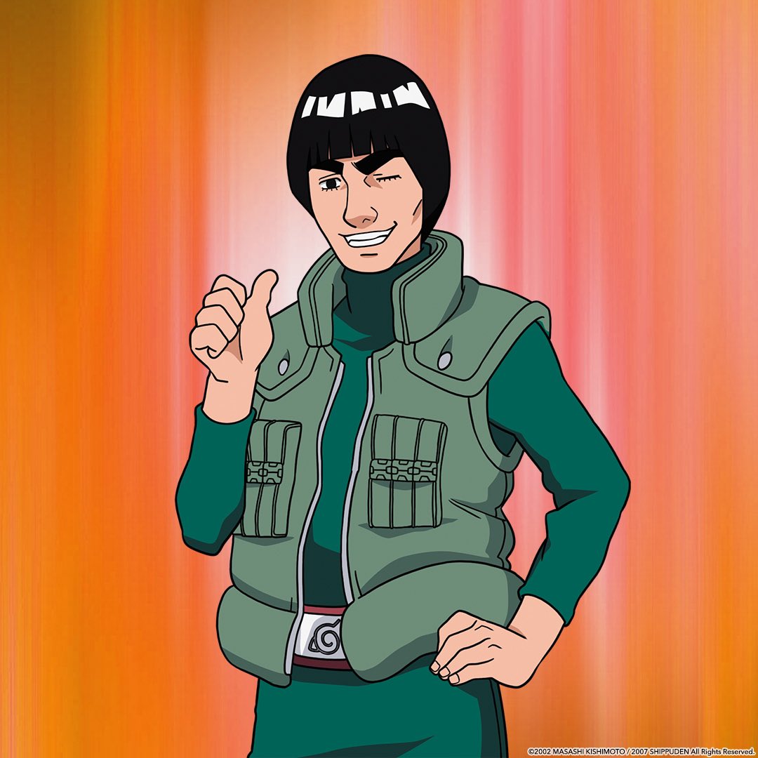 VIZMedia's tweet photo. Happy birthday to Might Guy, the Blue Beast of the Leaf! 👍💥 #NARUTO https://t.co/OJbfyg795J