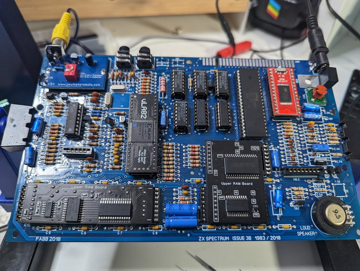 lostretrotapes's tweet image. ZX Spectrum made from all completely new parts still available today is complete. Putting in a new repo case, reproduction packaging and polys so it will look like a factory fresh speccy in 2023. This one is going to be part of @SpectrumTinted Easter charity stream prizes.