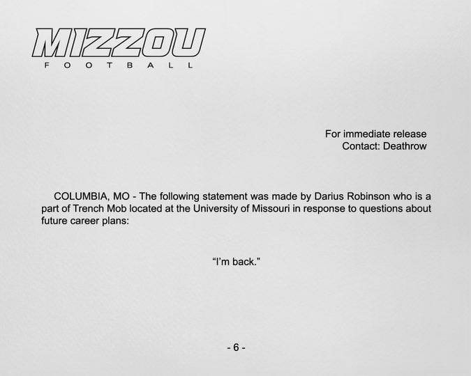 Darius Robinson tweet media