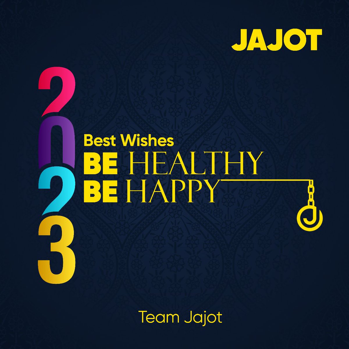 JajotElectronic's tweet photo. We wish you a wonderful new year and hope it brings you many blessings. We wish you happiness throughout the year! Best wishes for the New Year!

#JajotIndia #NewYear #NewYear2023 https://t.co/Fb9ydAcUKh
