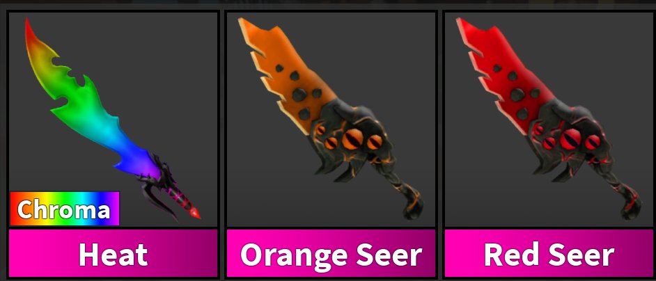 Mm2_player21's tweet photo. Trading these godly for good offer https://t.co/ahryZcN7Bc
