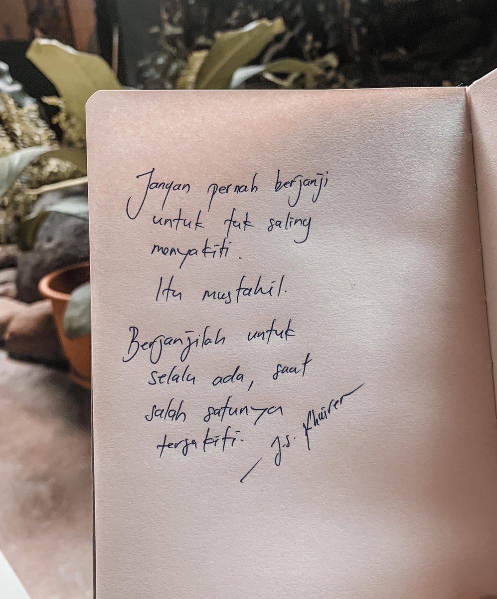 JS_Khairen's tweet photo. Jangan pernah buat janji kalau tidak bisa menepati. https://t.co/mtcr3V2EWU