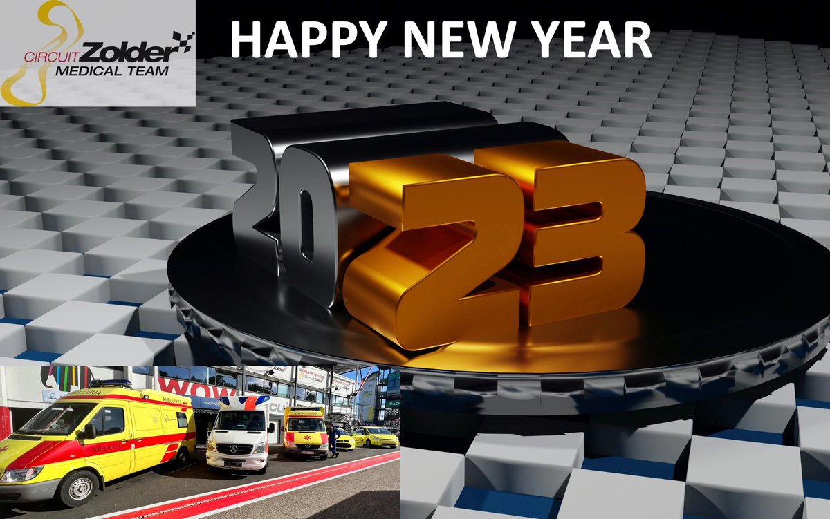 medteam_be's tweet photo. Happy New Year to all! 

#racetrack #medicalteam #ambulance #racing #FIA #FIM #UCI

@FiaMedical @CircuitZolder @FIM_live @UCI_cycling @The_ICMS https://t.co/jSTII34VyK