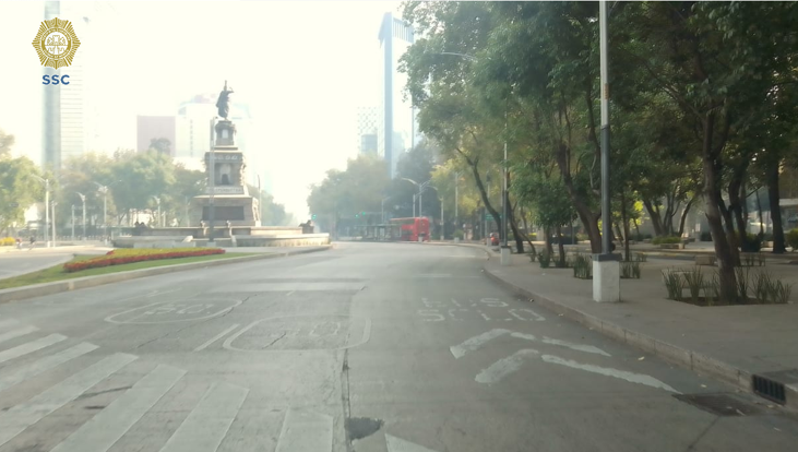 OVIALCDMX's tweet photo. 12:05 Paseo de la Reforma presenta #BuenAvance desde Insurgentes hasta Bucareli. https://t.co/ij8CAFpiW6