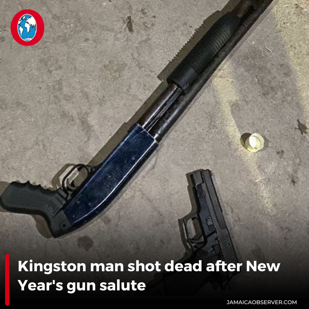 JamaicaObserver's tweet image. A man who was allegedly seen firing a weapon to ring in the new year is now dead after he was reportedly shot by a member of the Jamaica Defence Force.
jamaicaobserver.com/latest-news/ki…