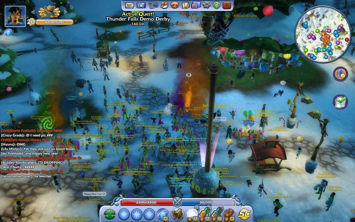 Nymo's tweet photo. 9 years ago today:
Celebrated the new year of 2014 in #FreeRealms... https://t.co/LJrKFEIyKD
