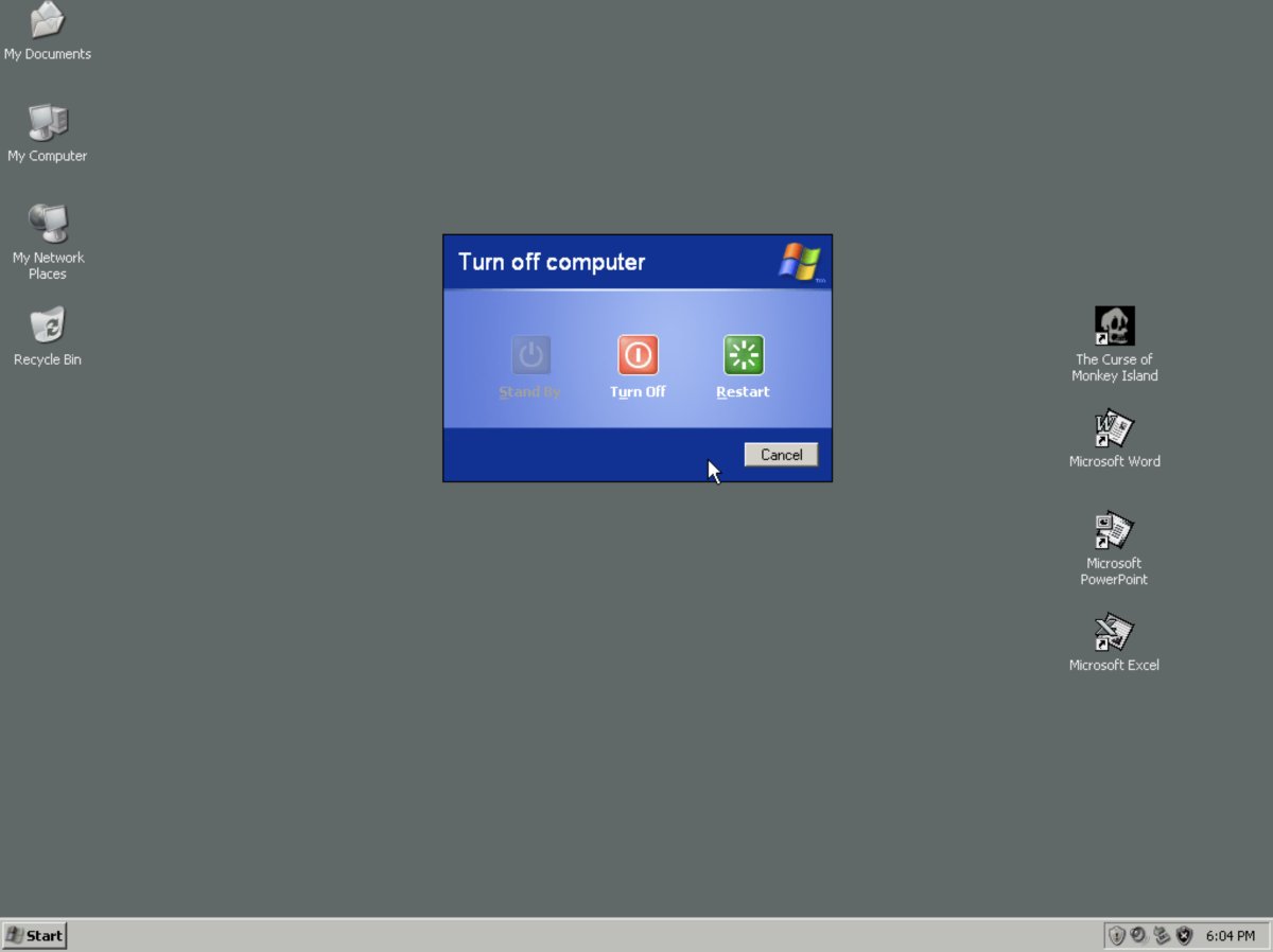 RetroTechDreams's tweet photo. Shutting down Windows XP https://t.co/A2M4SWtT5o