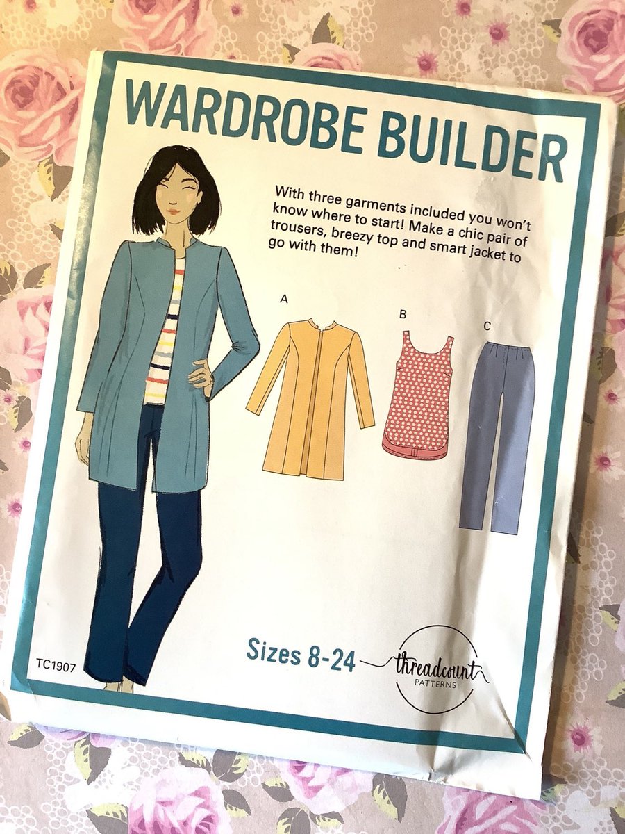 WatsonsVintage's tweet photo. A FABULOUS #WardrobeStaples #SewingPattern in my #etsyshop #Uncut #threadcount Sewing Pattern TC1907 Wardrobe Builder - Ladies Trousers, Top &amp; Jacket - In Sizes 8-24 - Wardrobe Staple Pattern - Supply https://t.co/A7uSh3Jh4J #WardrobeBuilder #MultiSizePattern #AllSizePattern https://t.co/V0l1QcLBEc