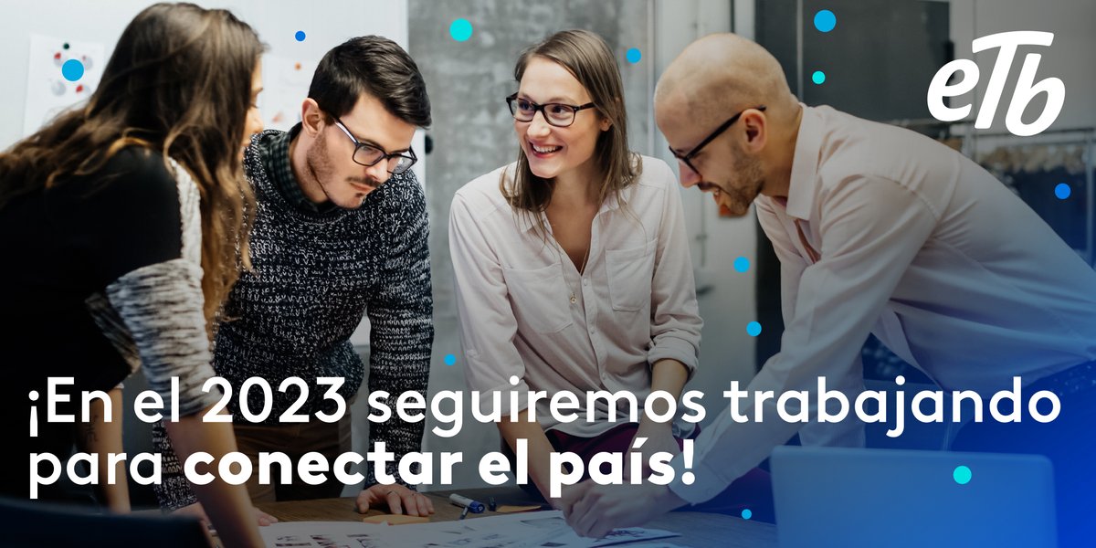 ETB's tweet photo. #CompromisoETB Nuestra esencia y lo que nos motiva a trabajar, día tras día, es que todos nuestros usuarios estén conectados para seguir creciendo como seres humanos, como empresas y como sociedad. 💙 https://t.co/J7Fej2bzaj