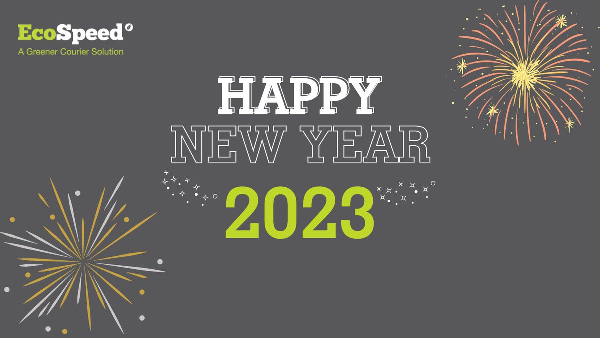 Everyone at EcoSpeed would like to wish you all a happy new year! We hope you enjoy your day and are looking forward to a brand-new year 🍾 💚