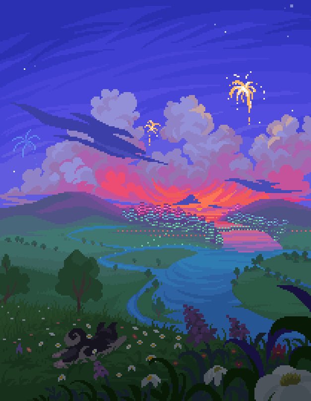16pxl's tweet photo. happy new years 🥳💗 https://t.co/nvltbKTY1M