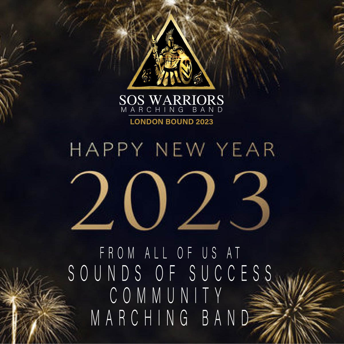 soswarriors's tweet photo. HAPPY NEW YEARS FROM ALL OF US AT SOUNDS OF SUCCESS!
https://t.co/ST9VOF2fBE https://t.co/sWN4qlc6MQ