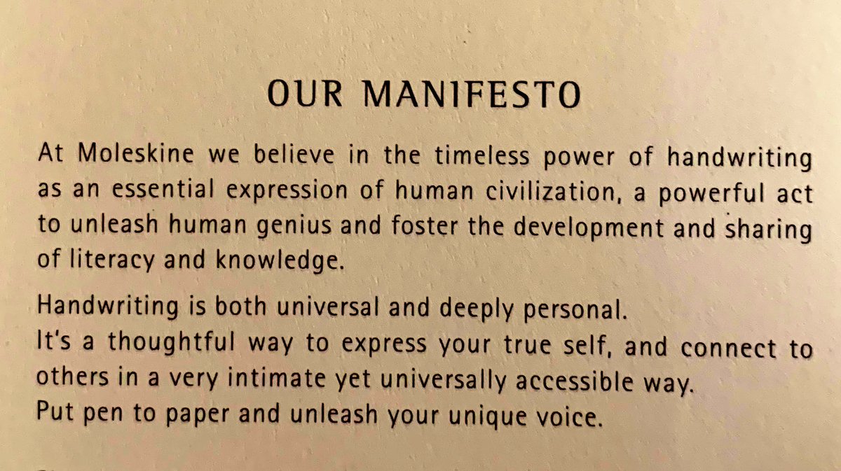 Never noticed <a href="/moleskine/">Moleskine</a> had a manifesto