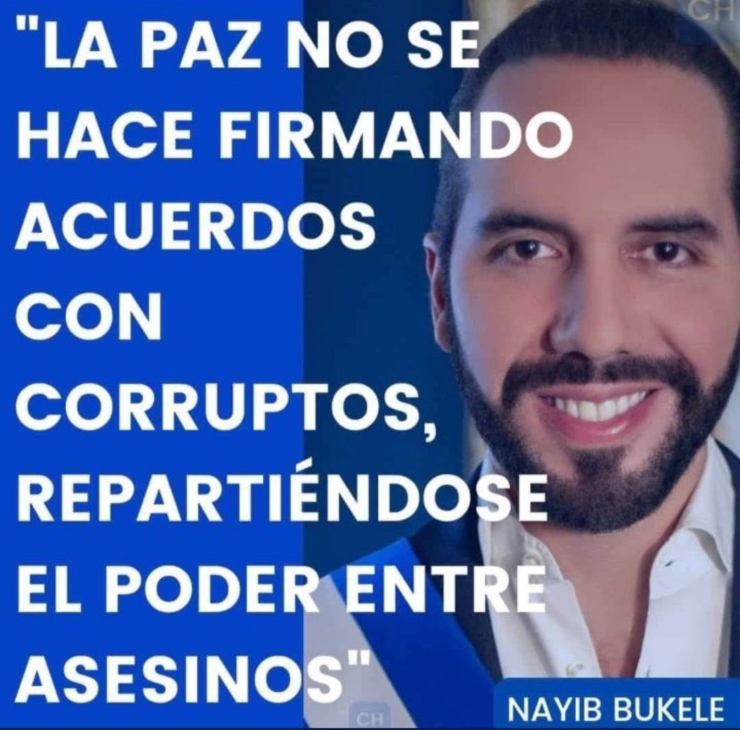 Eduardo Menoni on Twitter: "Nayib Bukele simplemente el mejor