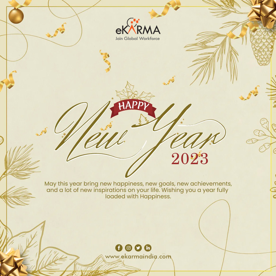 EKarmaIND's tweet photo. Happy #newyear from all of us at #EKarma. As our future awaits, we wish you a happy and prosperous year of new endeavors!

#ekarmaindia #freetraining #newyear2023 #haryana #dohe https://t.co/5usFDFG5q3
