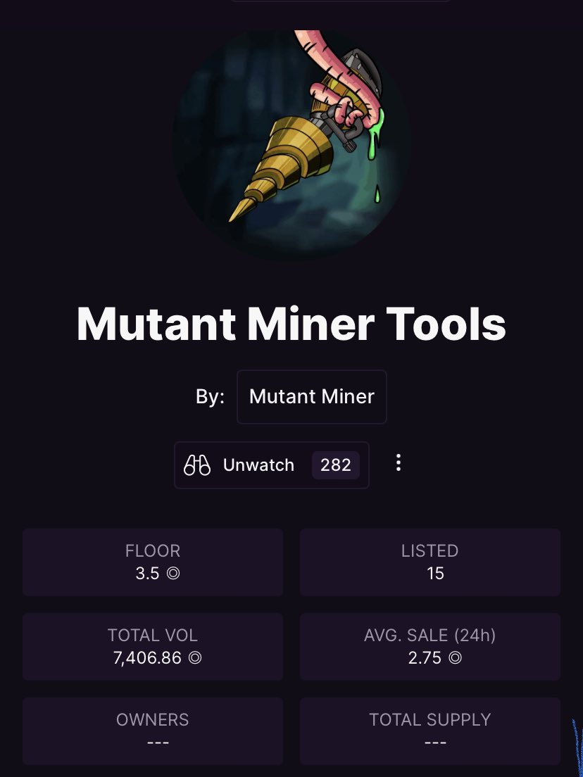 MutantMinerRats's tweet photo. Less than 0.5% of our collection listed on ME...
What happens when they're all gone?
#WelcomeToClaimWeek https://t.co/pvrXOvpkPH