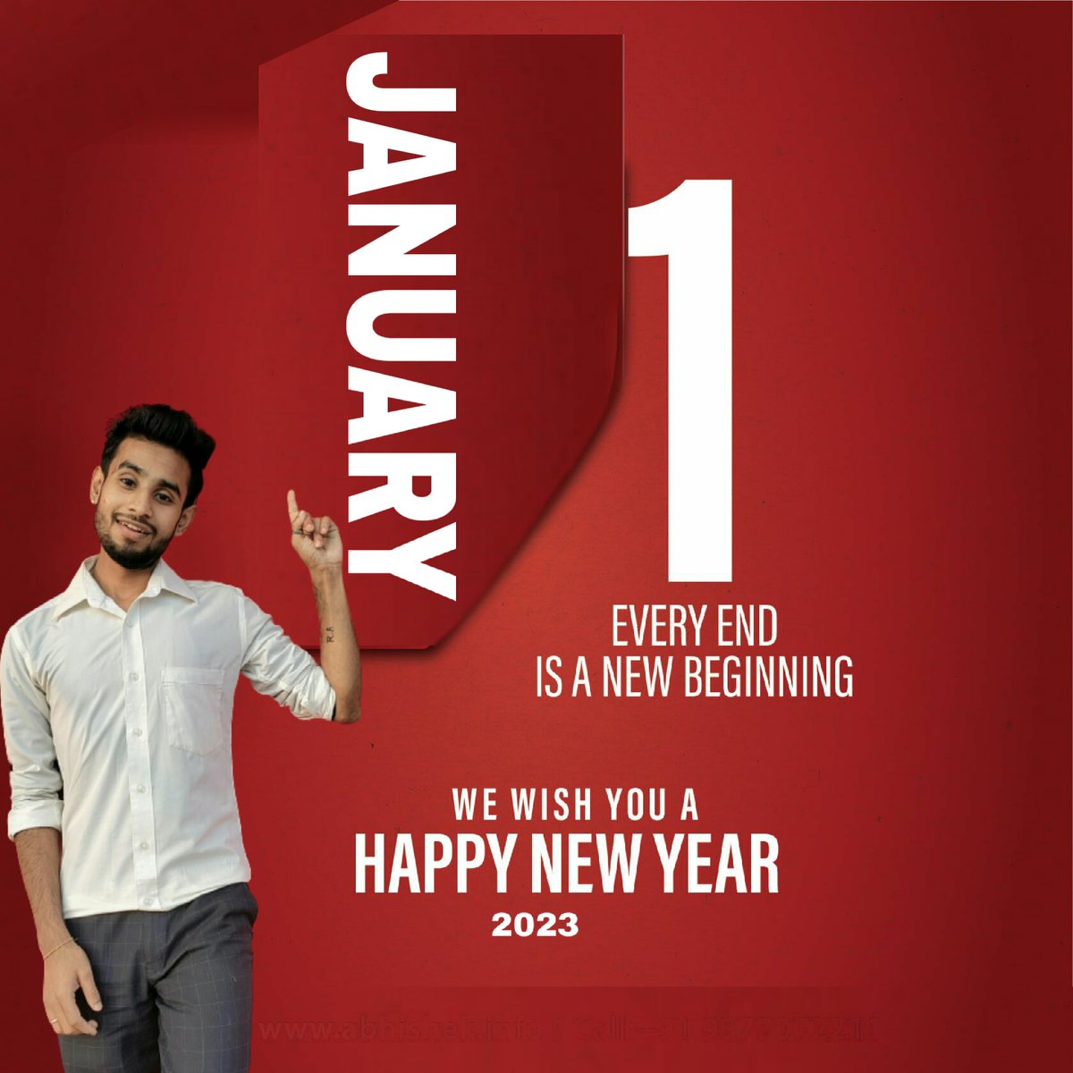 January 1 every end is a new beginning #HappyNewYear2023 #Rajaacharjeeofficial #Actor #Acting #janasenaparty  #tollywoodactress #BamBamxMN29Pattaya2023 #rajaachajee  #January1st #Happ #Happynewyear4EVE2023 #Happ