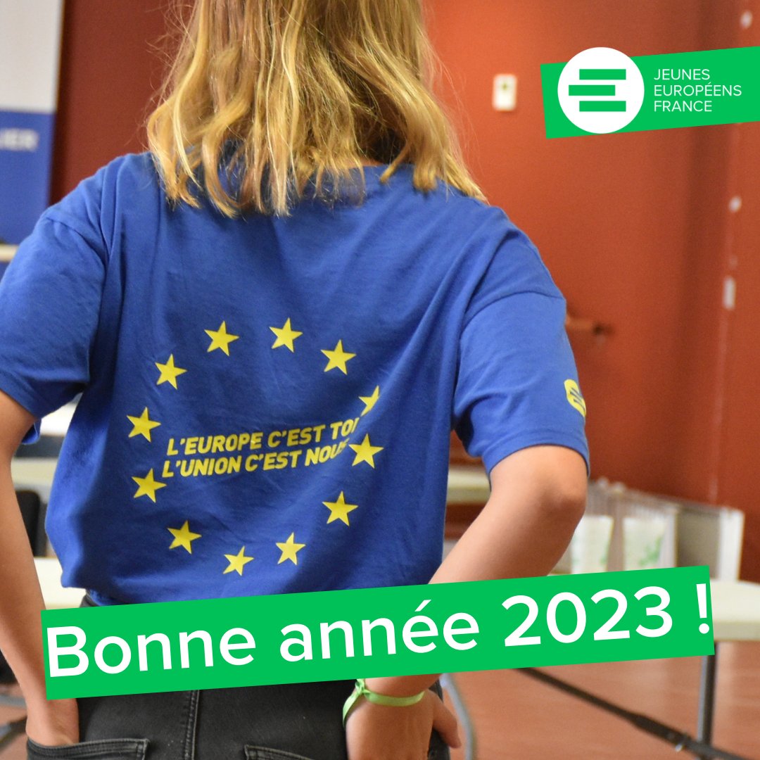 🎉 Les <a href="/JeunesEuropeens/">Les Jeunes Européens - France</a> vous souhaitent une très belle année 2023 !