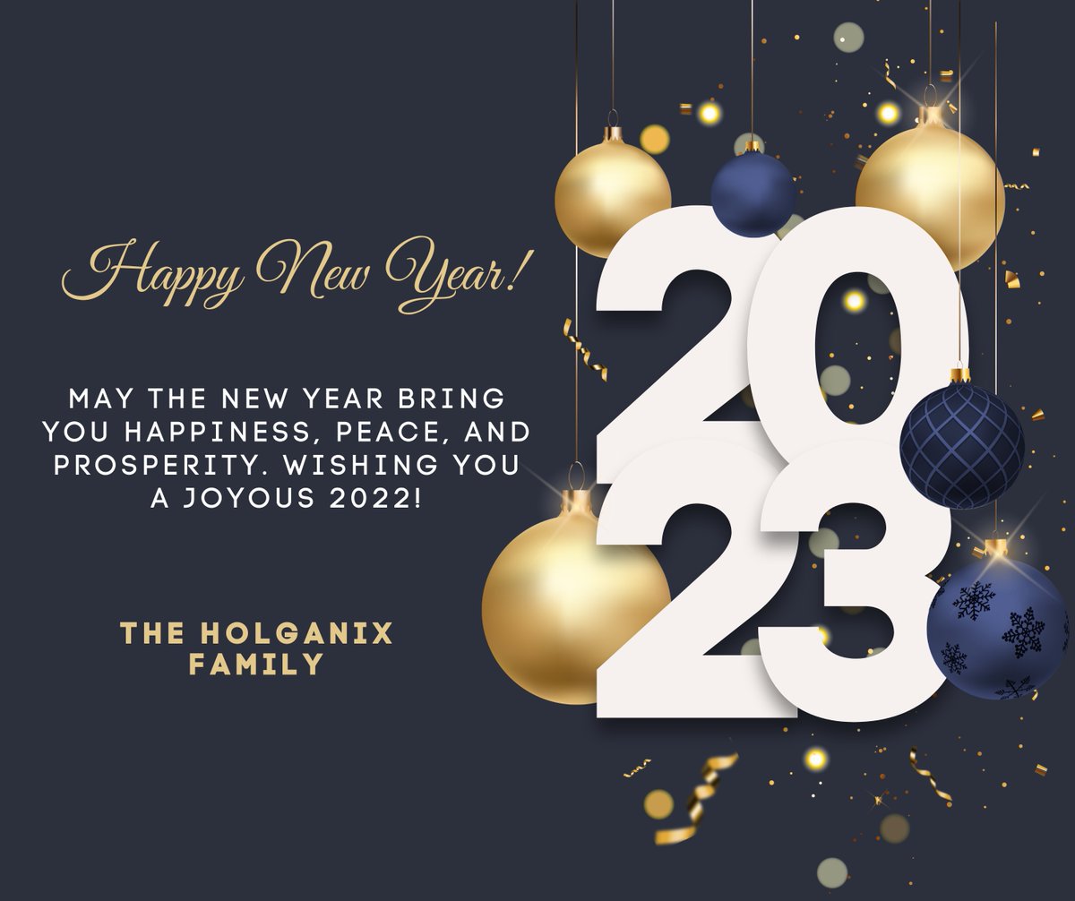 “Here's to a bright New Year and a fond farewell to the old; here's to the things that are yet to come, and to the memories that we hold.”

Happy New Year!