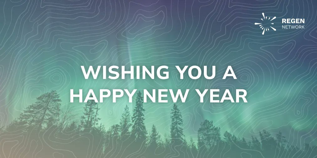 regen_network's tweet photo. Happy New Year ๐
Hereโs to a year of more #web3 collaboration, #ecocredit development, healthy #community, and all around #planetaryregeneration.
We have good work ahead of us in 2023. https://t.co/3kSA3QuGOd