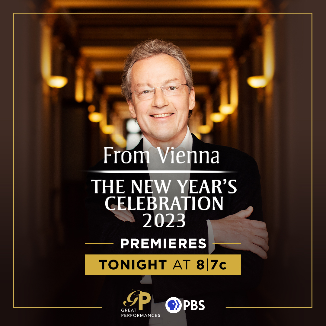 Happy New Year, one and all! 'From Vienna: The New Year's Celebration 2023' premieres tonight at 8/7c on PBS. #GreatPerformancesPBS