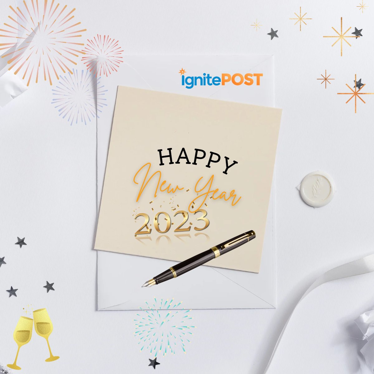 Wishing everyone beautiful tomorrows!
Happy New Year from <a href="/igniteposthq/">IgnitePOST</a>!🎇😉
