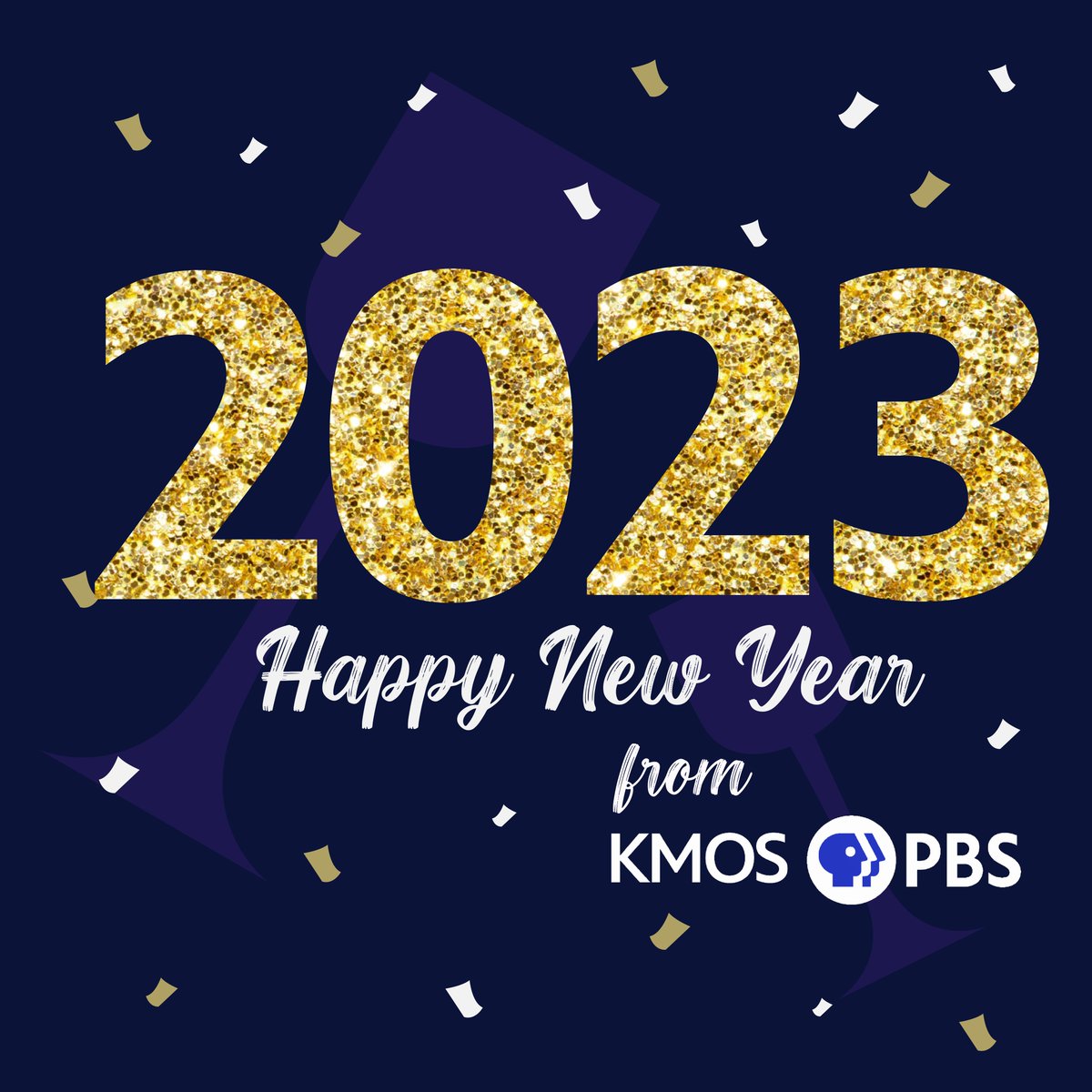 Happy New Year from KMOS-TV! 🎉